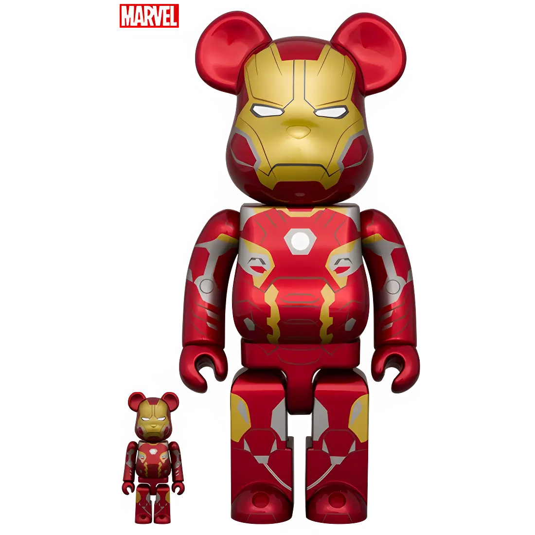 Bearbrick Iron Man Mark 45 [The Infinity Saga] 100%+400% Herstellerbild 1