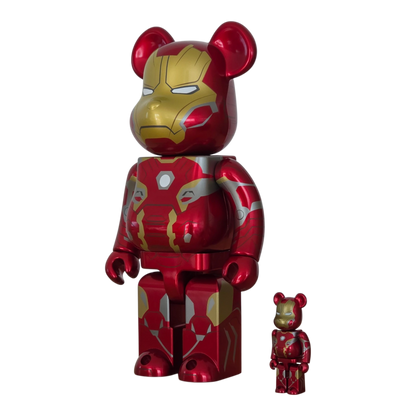 Bearbrick Iron Man Mark 45 [The Infinity Saga] 100%+400% schräg