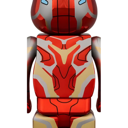 Bearbrick Iron Man Mark 85 Chrome Version 100%+400% Herstellerbild 4