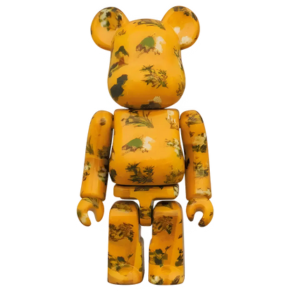 Bearbrick Ito Jakuchu Hundred Flowers Fusuma Kotohira-gu Shrine 100%+400% Herstellerbild 2