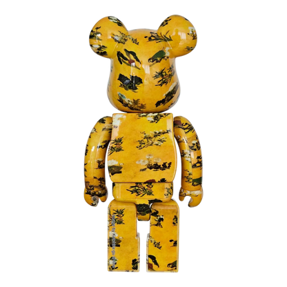 Bearbrick Ito Jakuchu Hundred Flowers Fusuma Kotohira-gu Shrine 100%+400% Rückseite