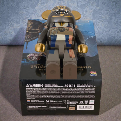 Bearbrick Jack Sparrow [Pirates of the Caribbean: Dead Men Tell No Tales Version] 100%+400% Echtheitsmerkmale