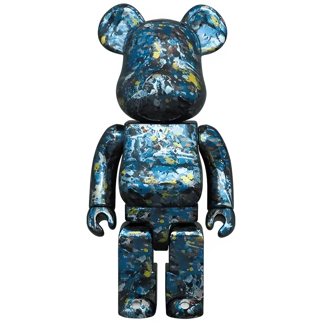 その他 MYFIRST BE@RBRICK Jackson Pollock Studio BE@RBRICK Jackson Pollock Studio Chrome Version 100%+400%