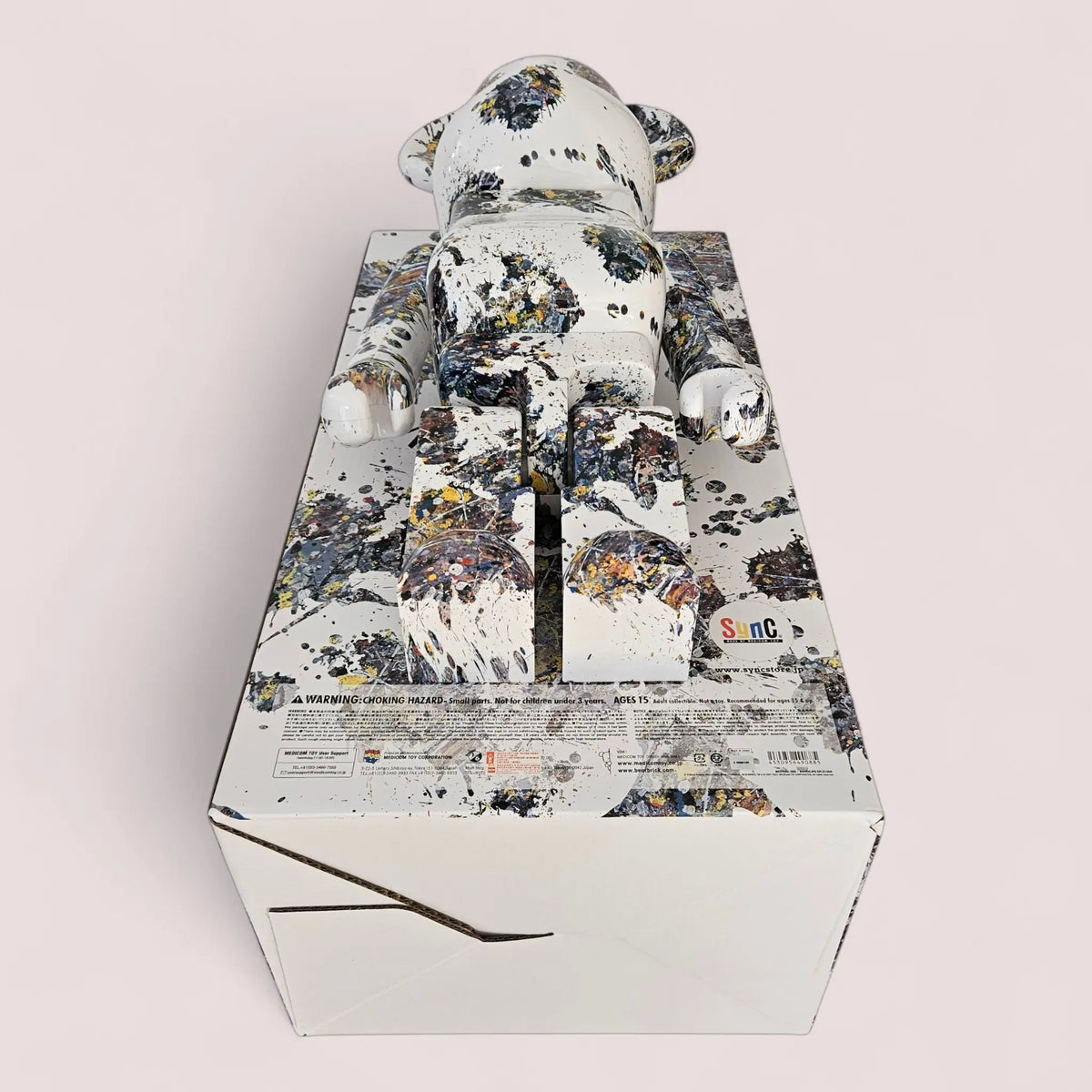 Bearbrick Jackson Pollock Studio "Splash" 1000% Echtheitsmerkmale