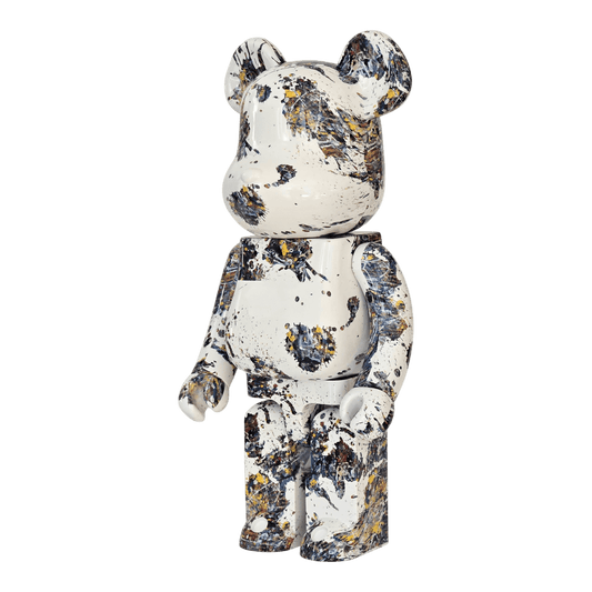 Bearbrick Jackson Pollock Studio "Splash" 1000% schräg