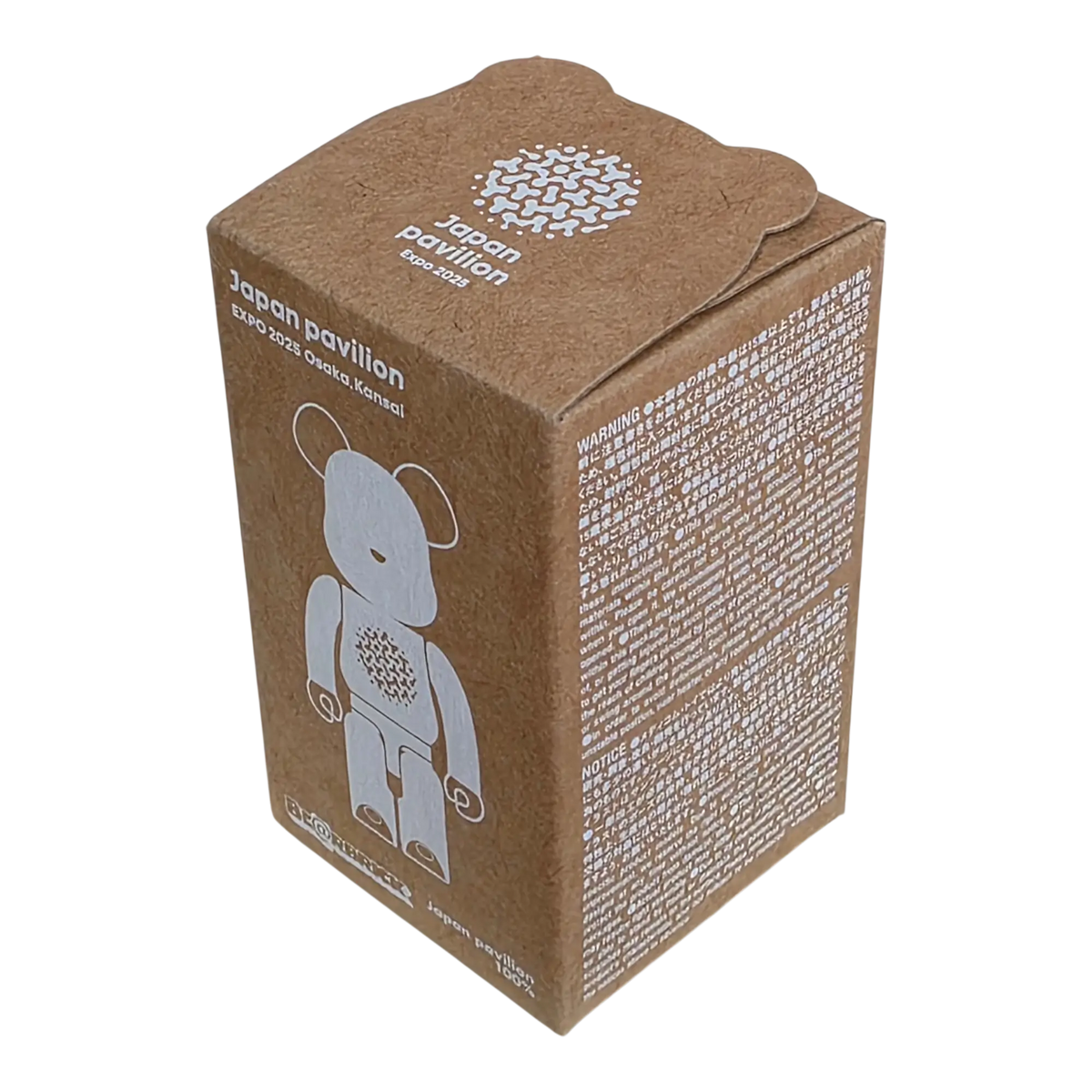 Bearbrick Japan Pavilion Expo 2025 100% schräg
