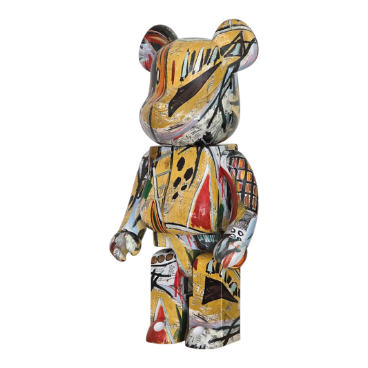 Bearbrick Jean-Michel Basquiat #1 1000% schräg