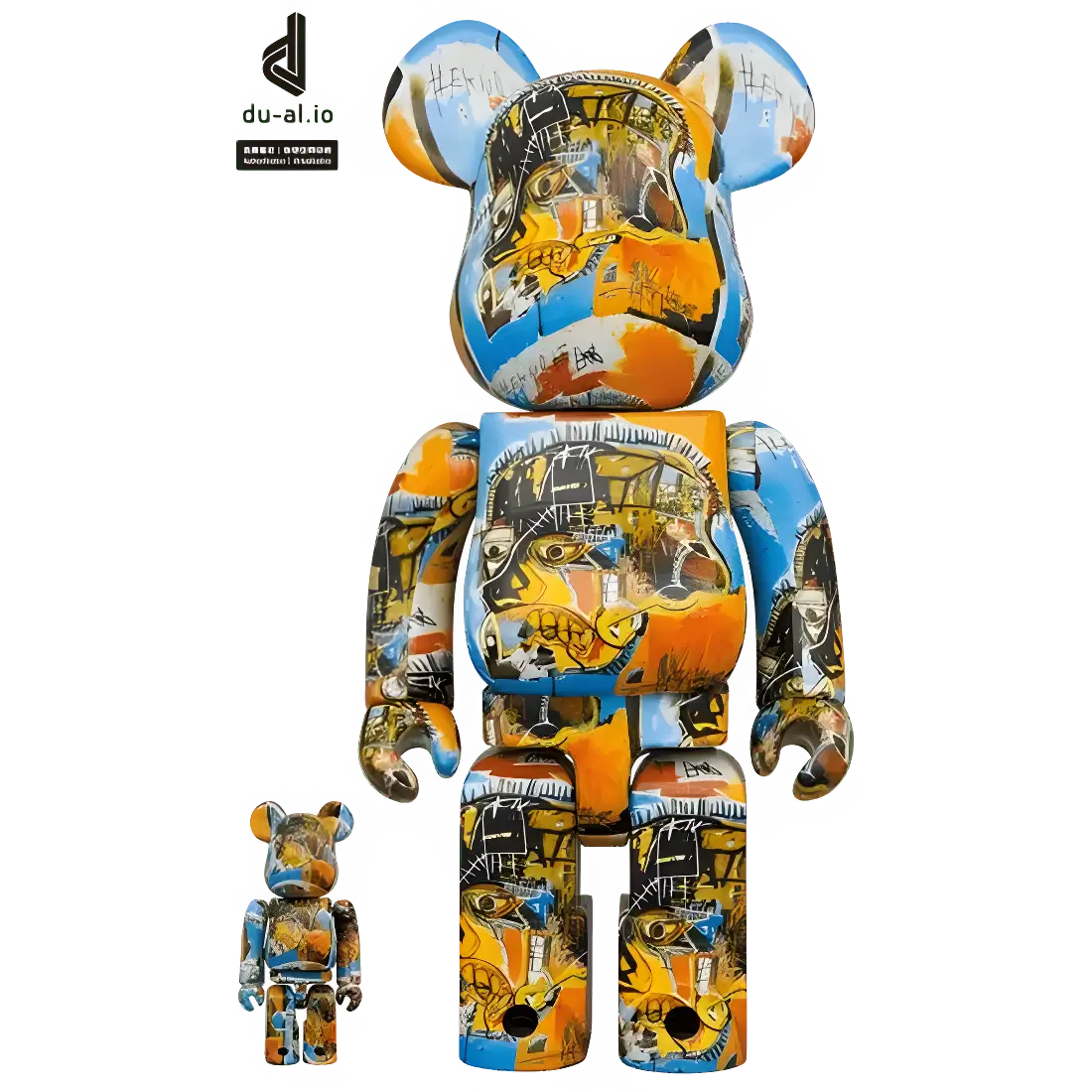 Bearbrick Jean-Michel Basquiat #10 100%+400% Herstellerbild 1