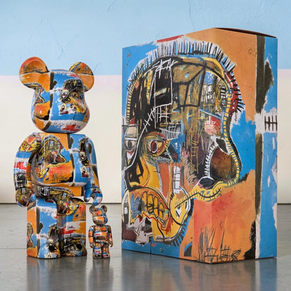 Bearbrick Jean-Michel Basquiat #10 100%+400% mit Verpackung