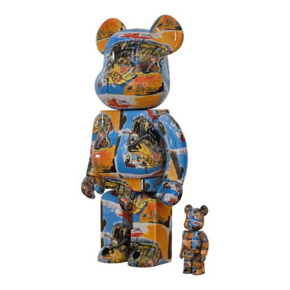 Bearbrick Jean-Michel Basquiat #10 100%+400% schräg