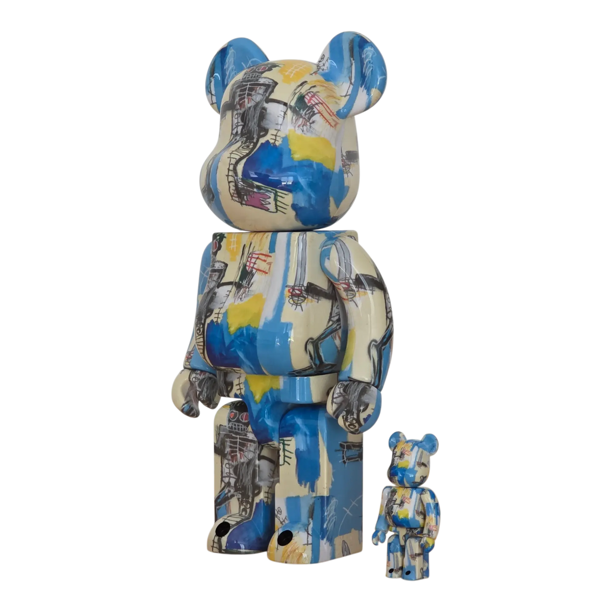Bearbrick Jean-Michel Basquiat 12th Version 100%+400% schräg