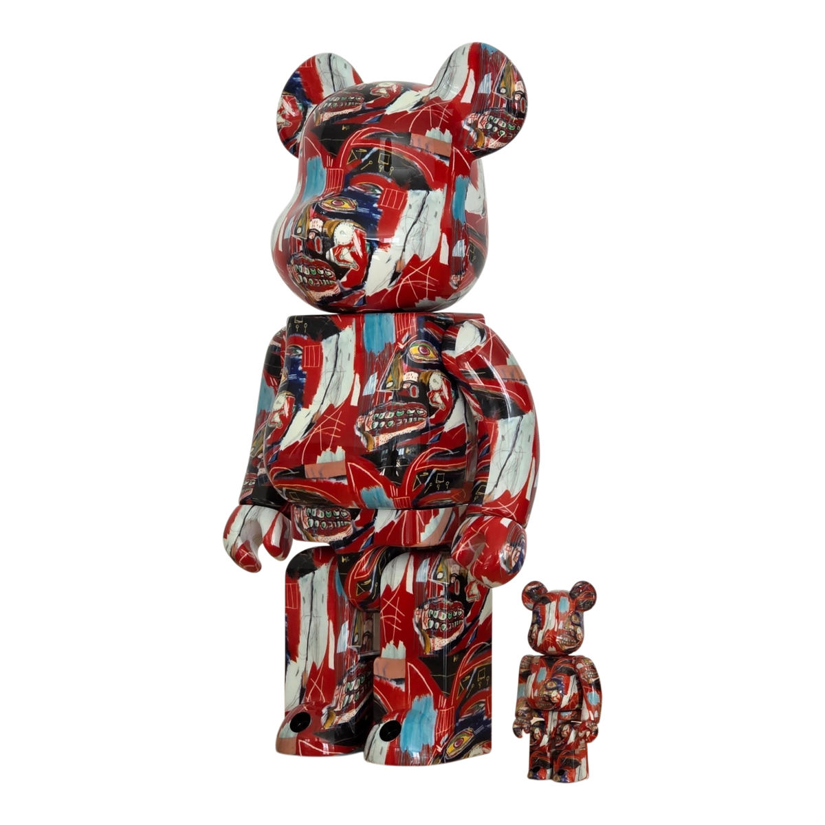 Bearbrick Jean-Michel Basquiat 13th Version 100%+400% schräg
