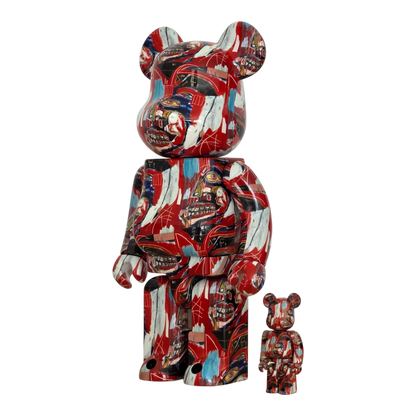 Bearbrick Jean-Michel Basquiat 13th Version 100%+400% schräg