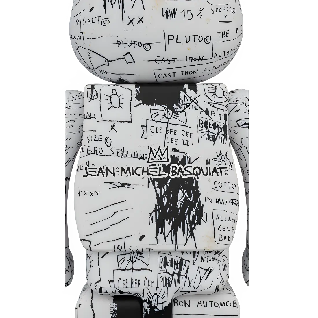 Bearbrick Jean-Michel Basquiat #3 100%+400% Herstellerbild 4