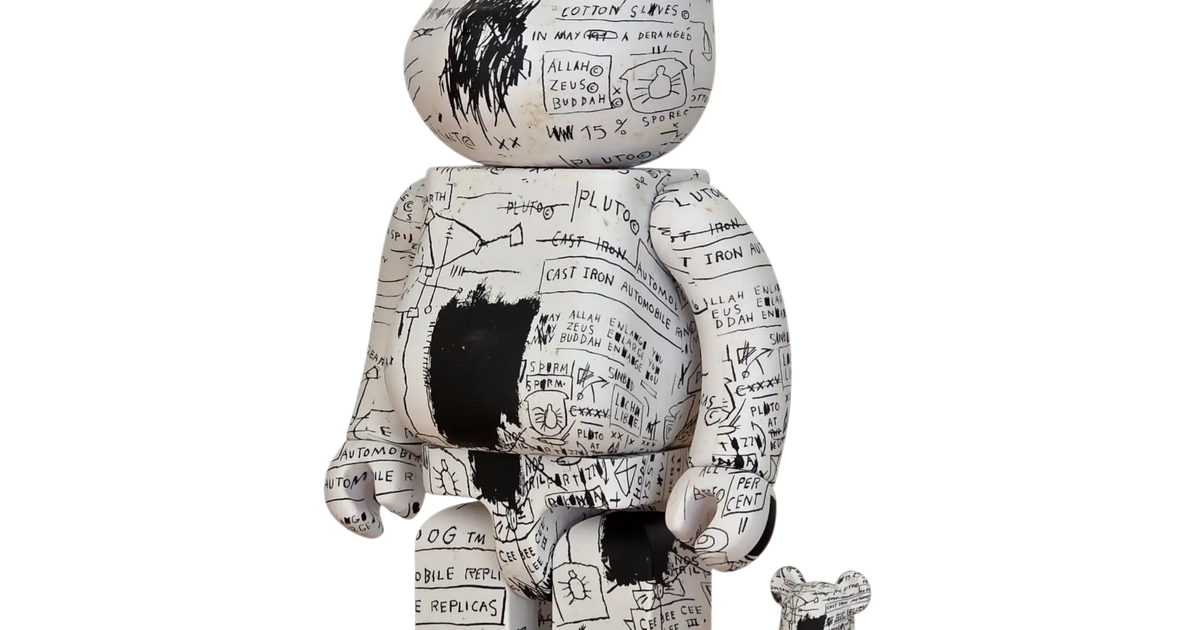BE@RBRICK Jean-Michel Basquiat #3 100%+400% | MyBearBrick.de