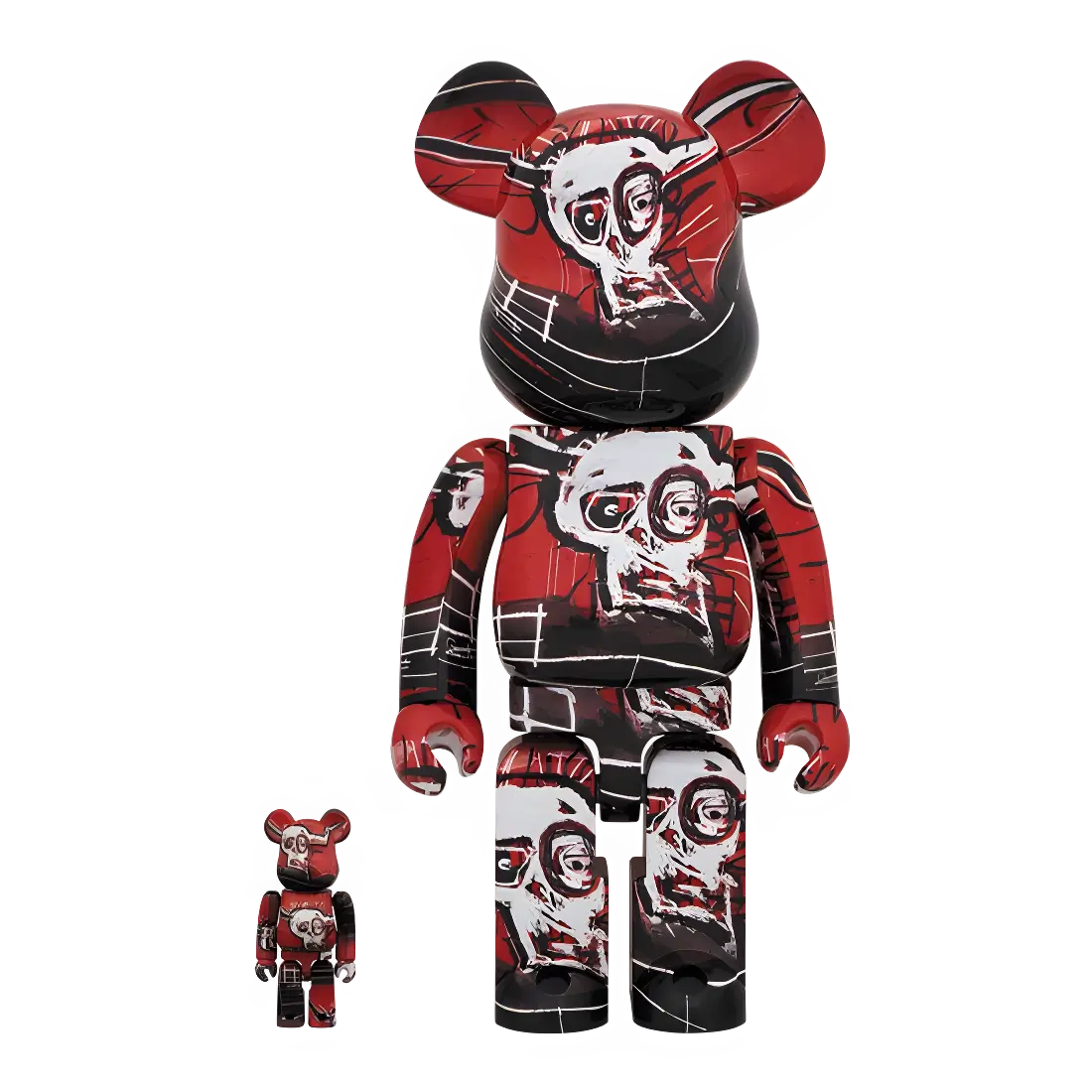 Bearbrick Jean-Michel Basquiat #5 100%+400% Herstellerbild 1