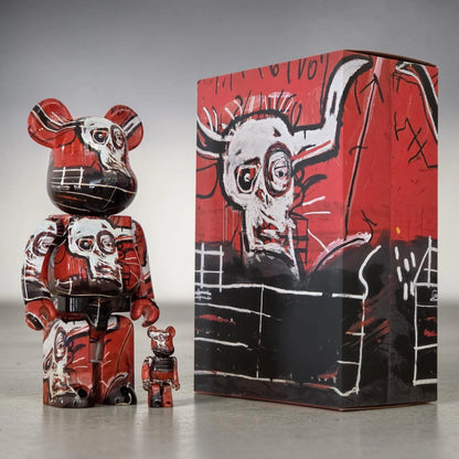 Bearbrick Jean-Michel Basquiat #5 100%+400% mit Verpackung
