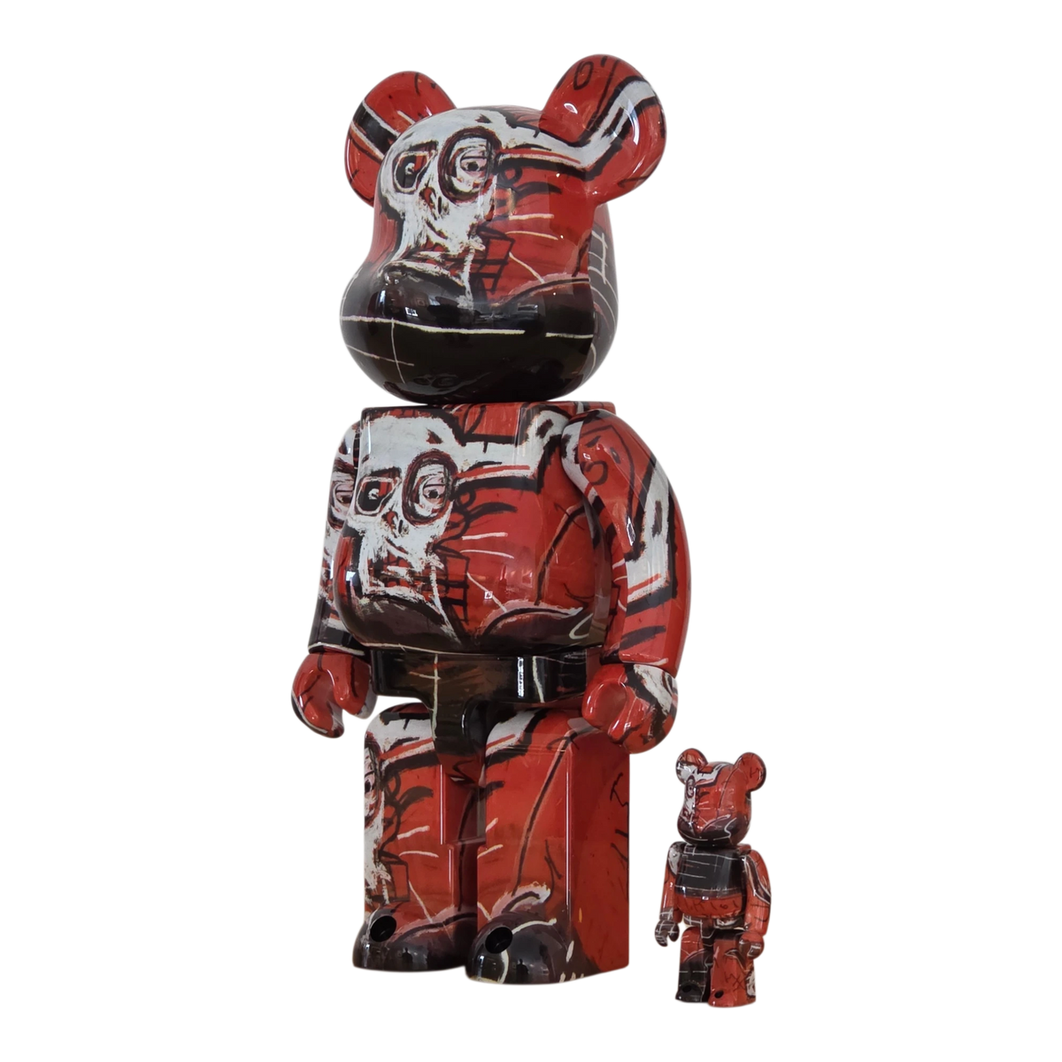 Bearbrick Jean-Michel Basquiat #5 100%+400% schräg