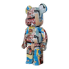 Bearbrick Jean-Michel Basquiat #6 1000% schräg