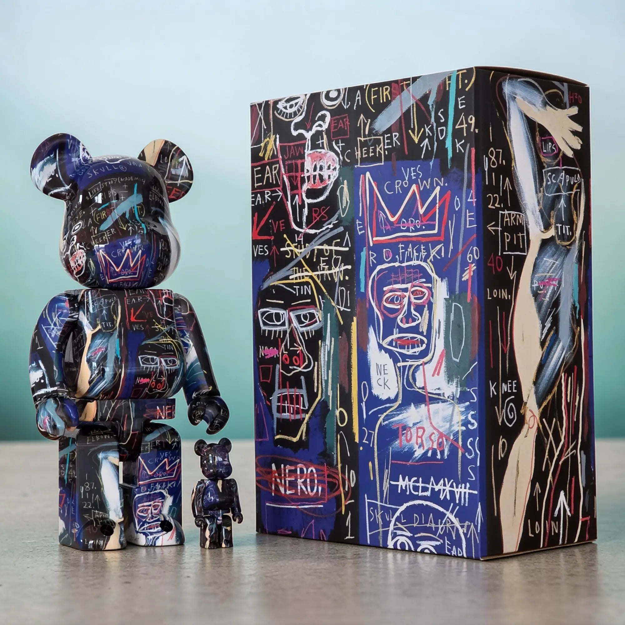 Basquiat BE@RBRICK Jean-Michel Be@rbrick 100% Jean 400% BASQUIAT