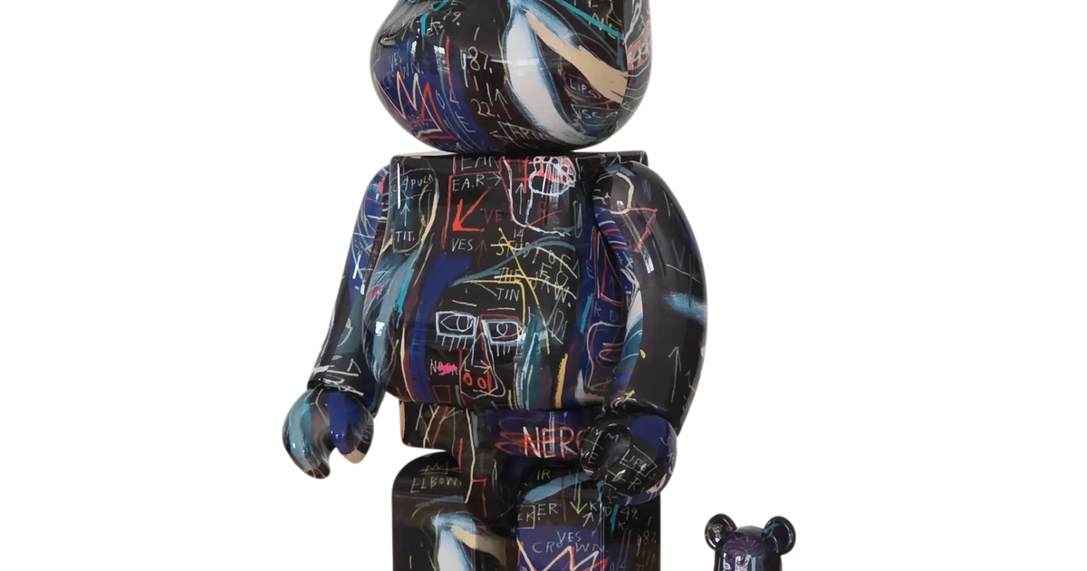 BE@RBRICK Jean-Michel Basquiat #7 100%+400% | MyBearBrick.de
