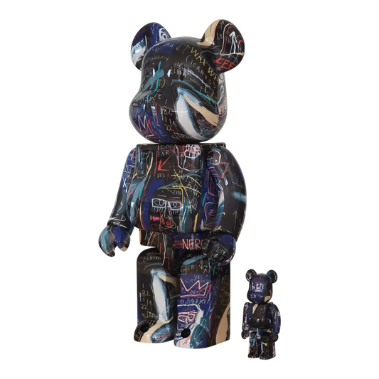 Bearbrick Jean-Michel Basquiat #7 100%+400% schräg