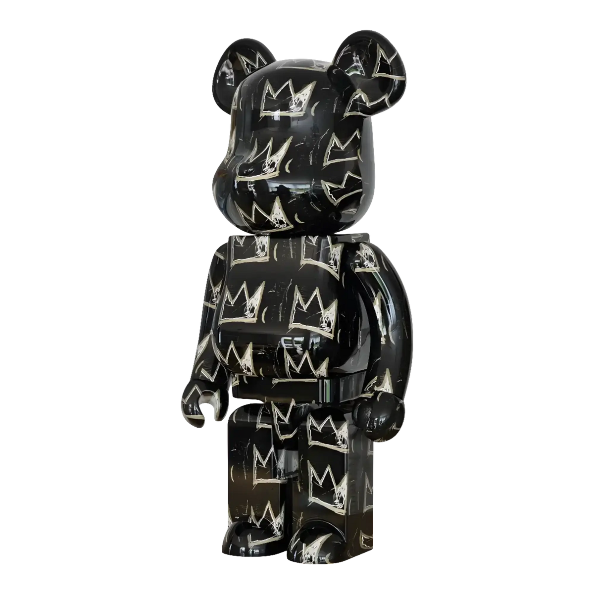 Bearbrick Jean-Michel Basquiat #8 1000% schräg