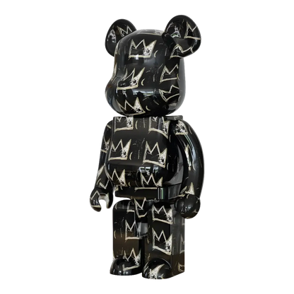 Bearbrick Jean-Michel Basquiat #8 1000% schräg