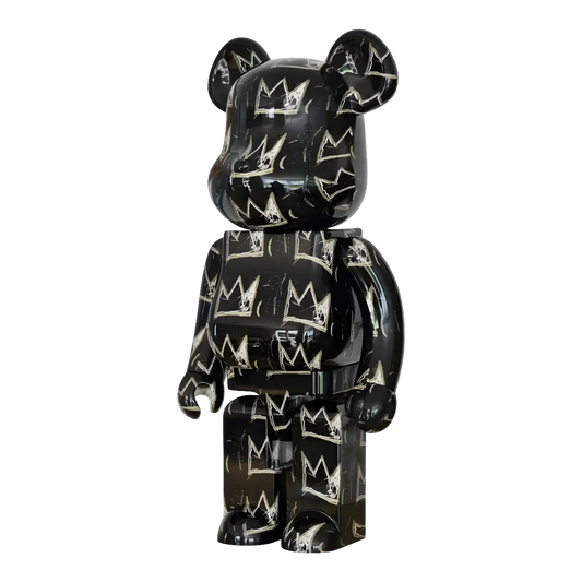 Bearbrick Jean-Michel Basquiat #8 1000% schräg