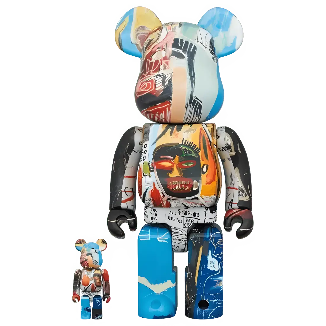 Bearbrick Jean-Michel Basquiat "Special" 100%+400% Herstellerbild 1