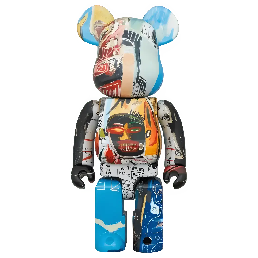 Bearbrick Jean-Michel Basquiat "Special" 100%+400% Herstellerbild 3