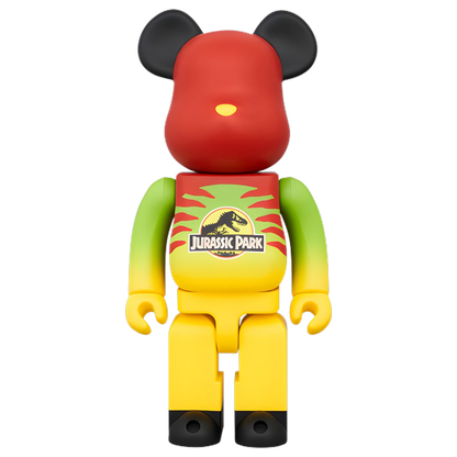 Bearbrick Jurassic Park Green & Yellow Version 100%+400% Herstellerbild 3
