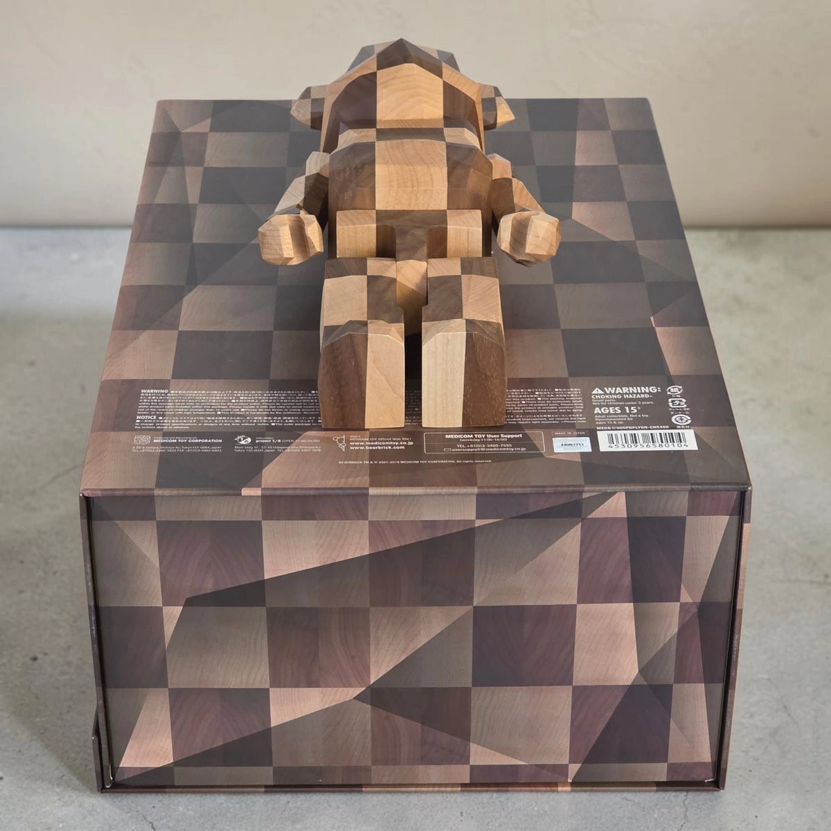 Bearbrick Karimoku fragmentdesign Polygon Chess 400% Echtheitsmerkmale