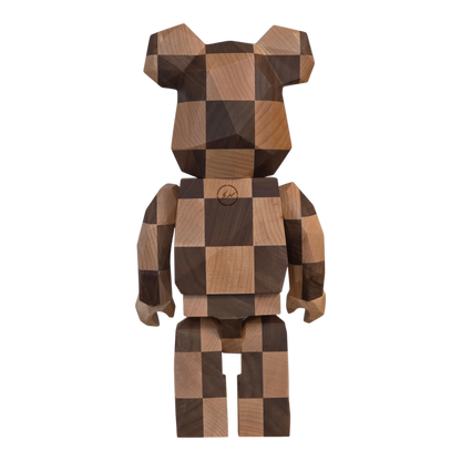 Bearbrick Karimoku fragmentdesign Polygon Chess 400% Rückseite