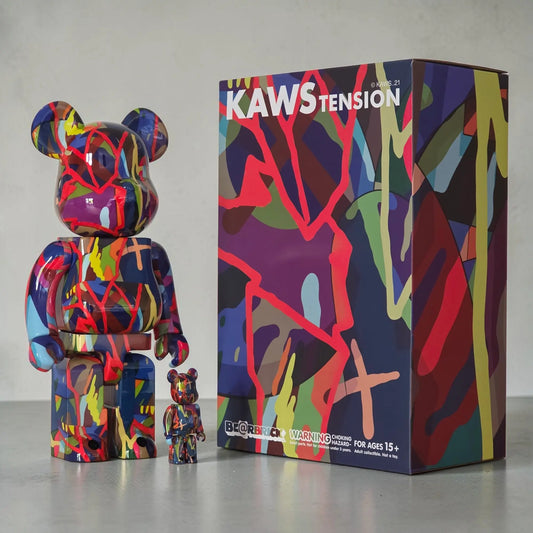 Bearbrick KAWS TENSION 100%+400% mit Verpackung