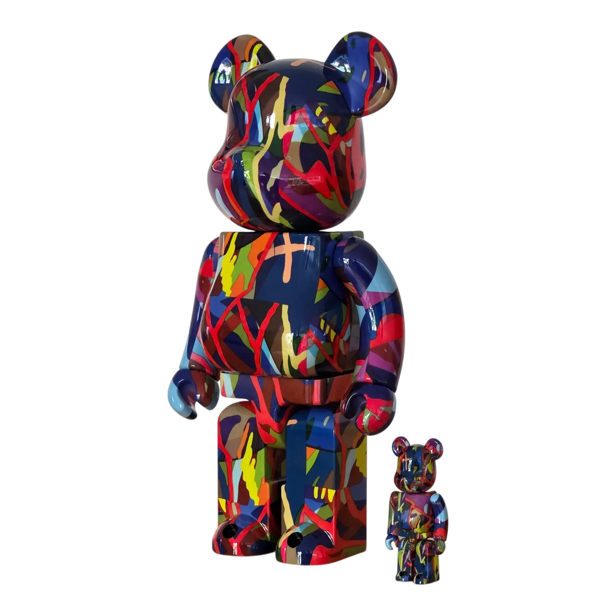 Bearbrick KAWS TENSION 100%+400% schräg