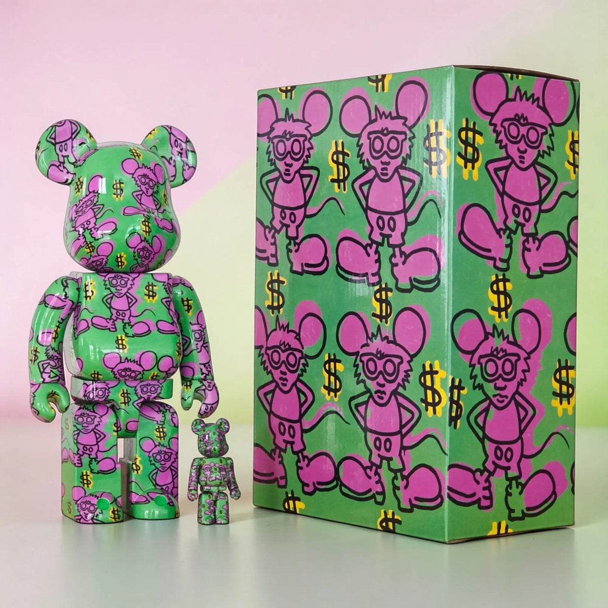 Bearbrick Keith Haring #11 100%+400% mit Verpackung