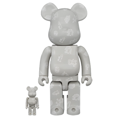 Bearbrick Keith Haring 13th Version 100%+400% Herstellerbild 1