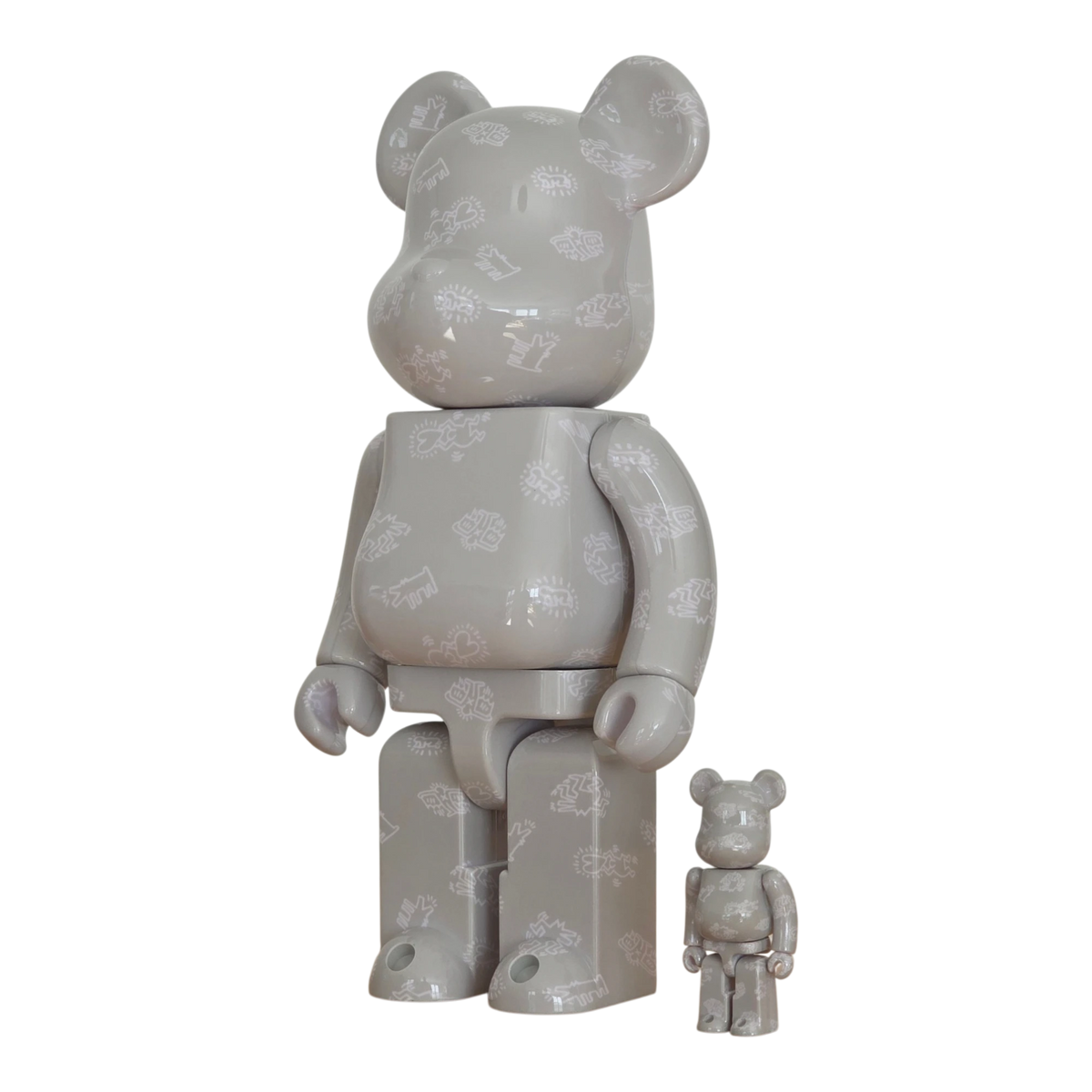 Bearbrick Keith Haring 13th Version 100%+400% schräg