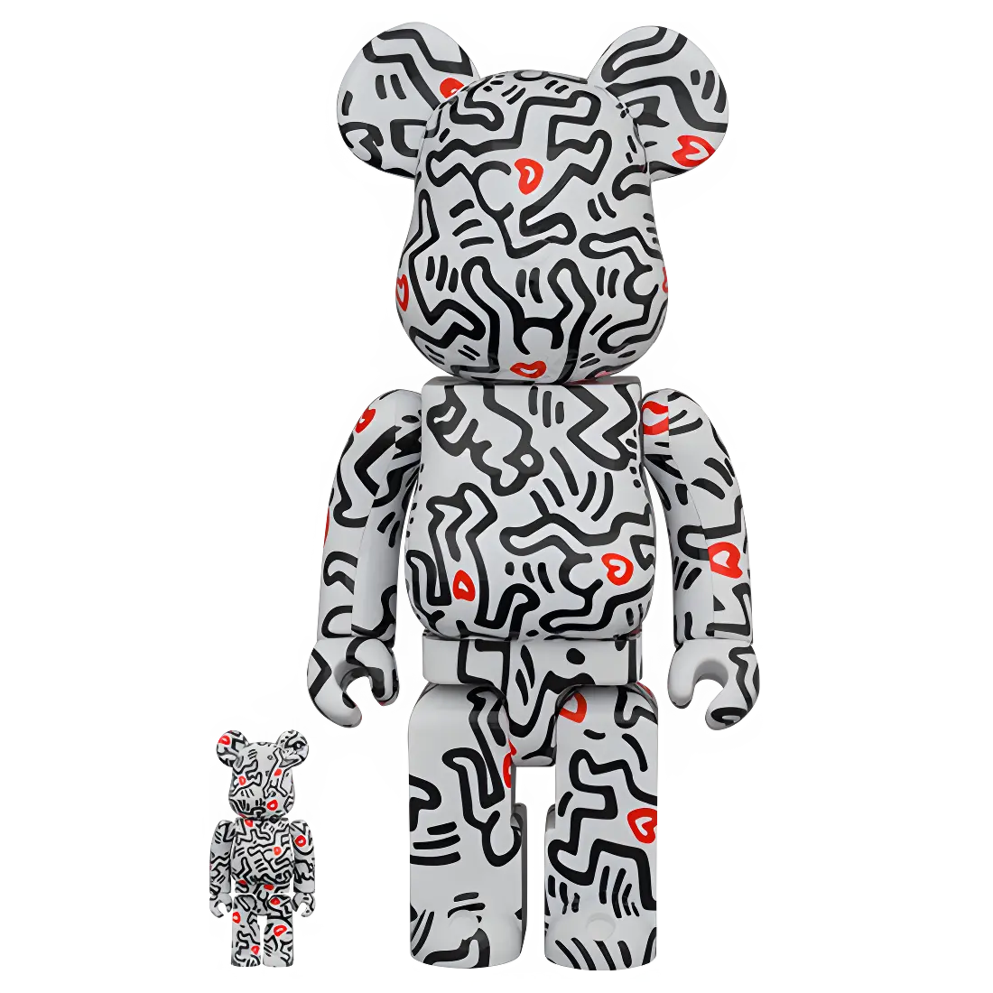 Bearbrick Keith Haring #8 100%+400% Herstellerbild 1
