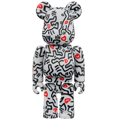 Bearbrick Keith Haring #8 100%+400% Herstellerbild 2