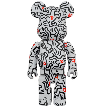 Bearbrick Keith Haring #8 100%+400% Herstellerbild 3