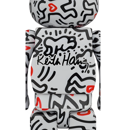 Bearbrick Keith Haring #8 100%+400% Herstellerbild 4