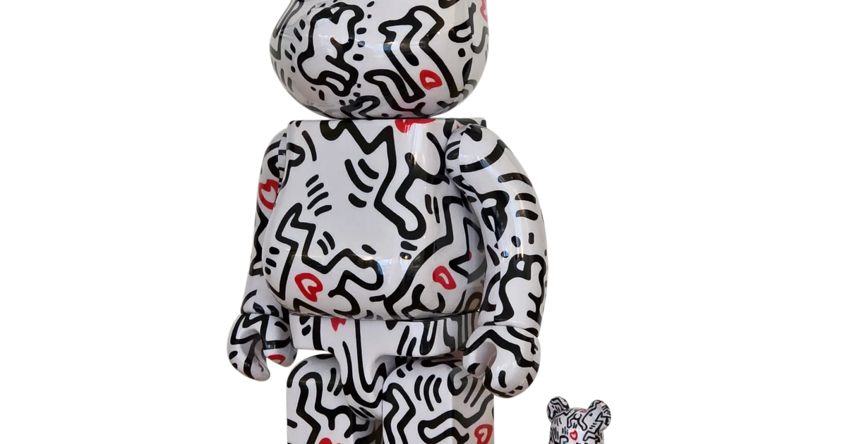 BE@RBRICK Keith Haring #8 100%+400% | MyBearBrick.de