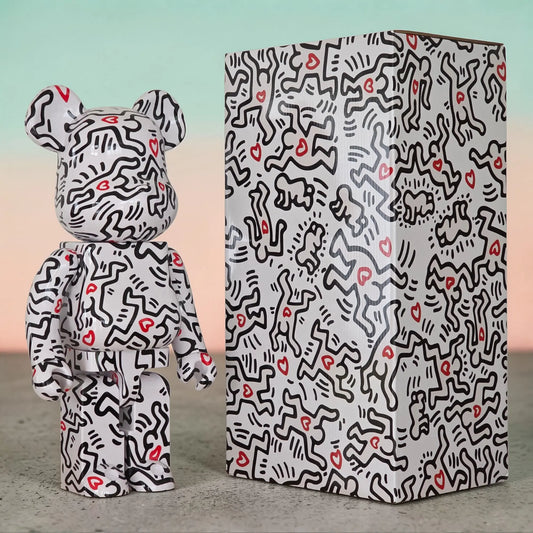 Bearbrick Keith Haring #8 1000% mit Verpackung