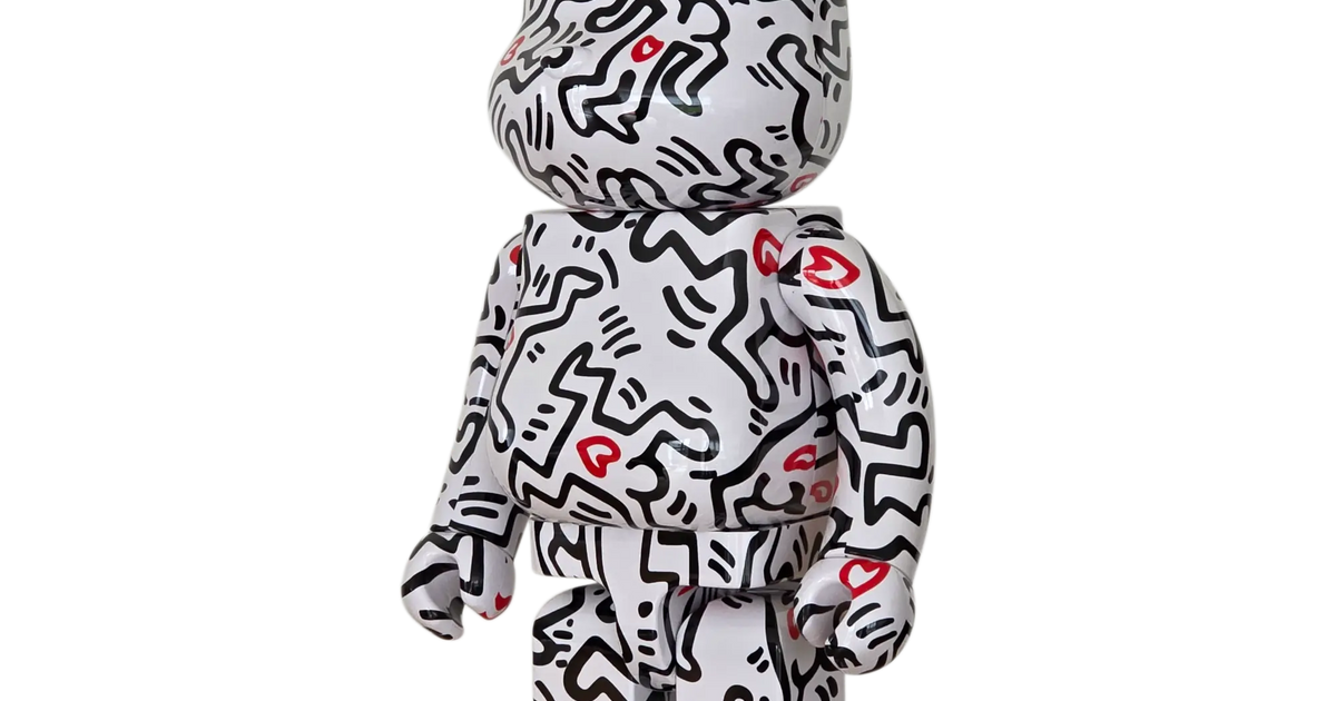 BE@RBRICK Keith Haring #8 1000% | MyBearBrick.de