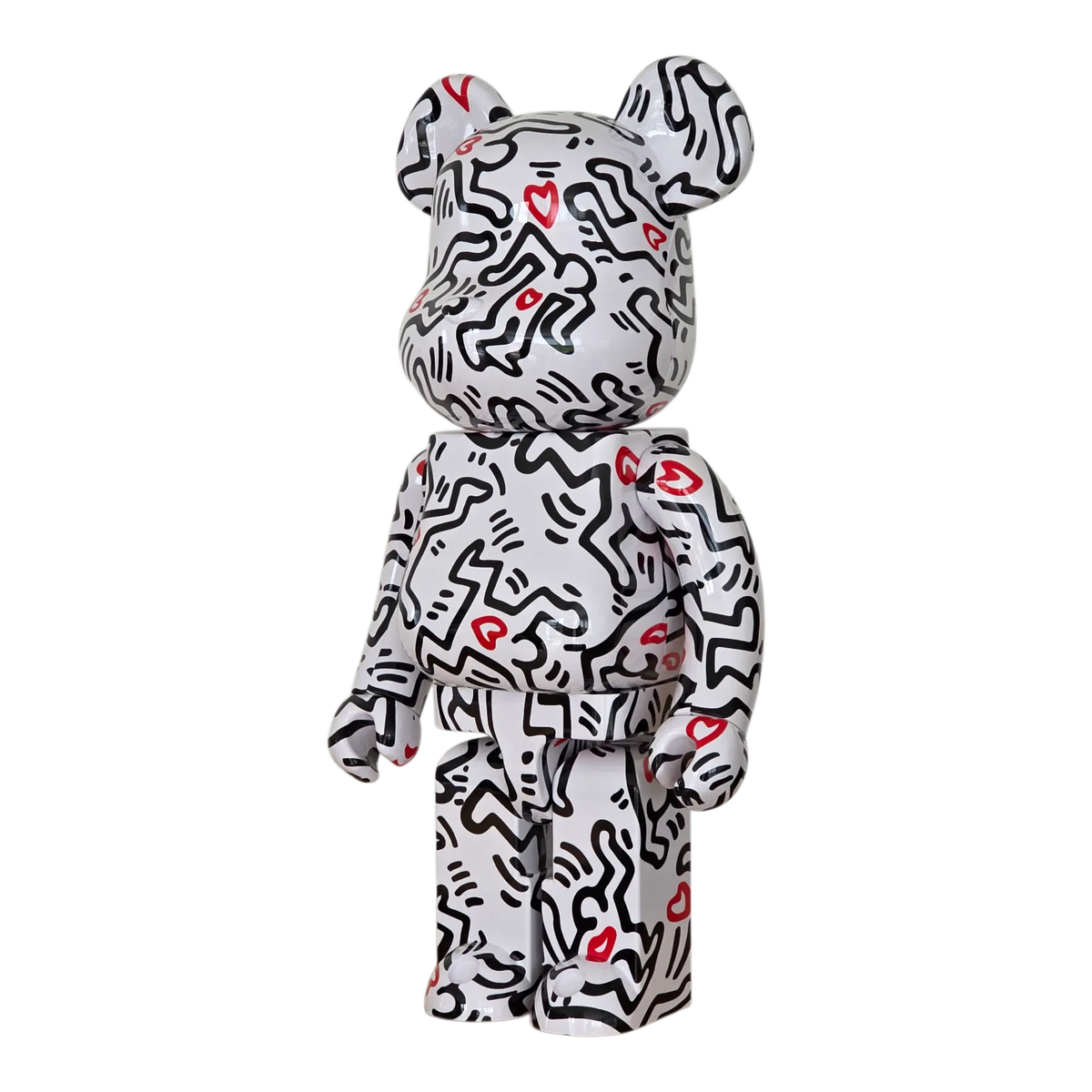 Bearbrick Keith Haring #8 1000% schräg