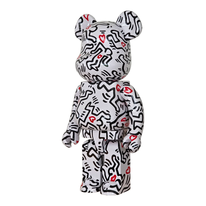 Bearbrick Keith Haring #8 1000% schräg