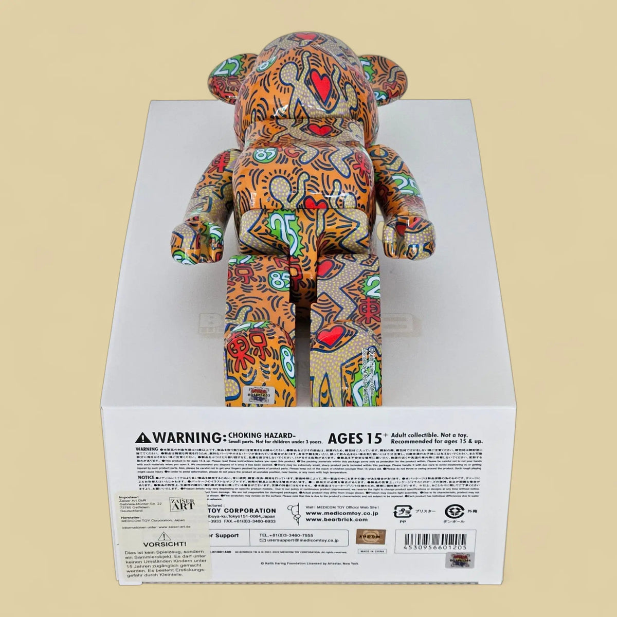 Bearbrick Keith Haring 'Special' 100%+400% Echtheitsmerkmale