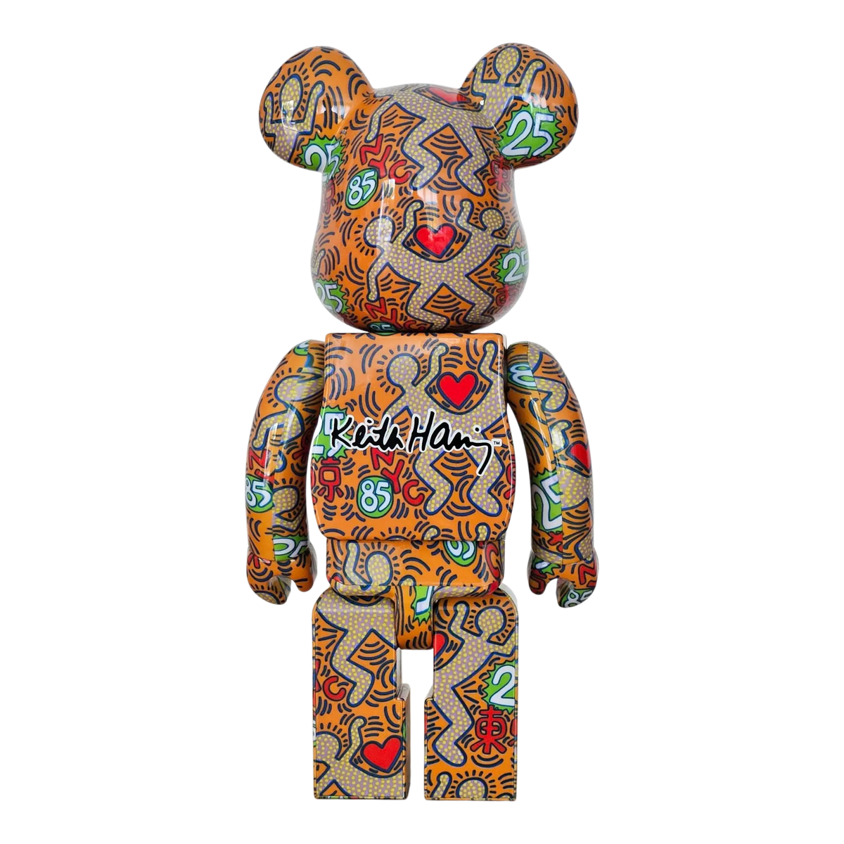 Bearbrick Keith Haring 'Special' 100%+400% Rückseite
